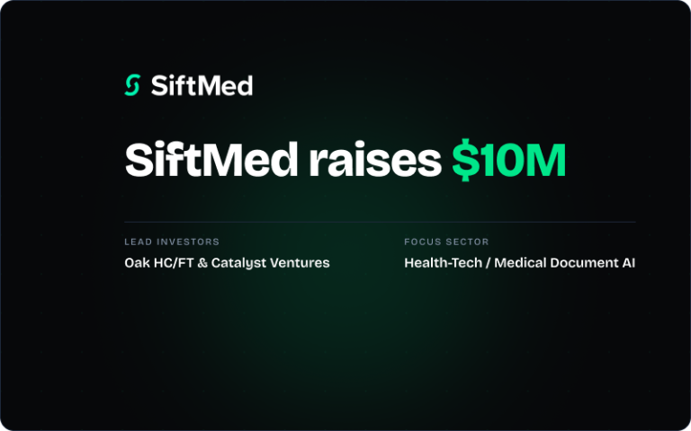 SiftMed raises new funding as claims AI moves toward trust and traceability